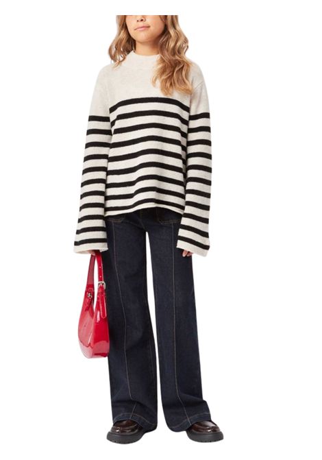 Beige wool sweater for girls MOLO | 2W24K209/DEBEIGE