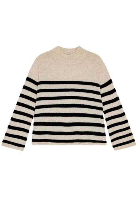 Beige wool sweater for girls MOLO | 2W24K209/DEBEIGE