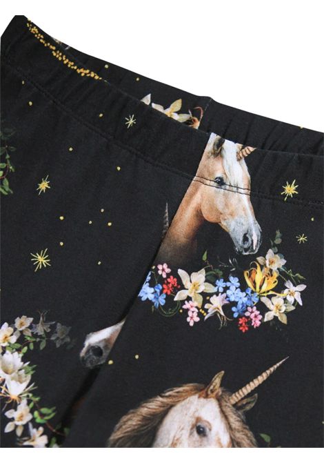 Leggins bambina nero in cotone MOLO | 2W25F204/DENERO