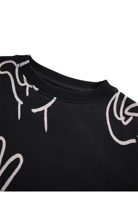 Felpa unisex nera in cotone MOLO | 6W25J204/DENERO