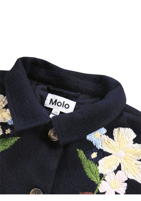 Giubbino bambina blu in lana MOLO | HARMONEY/DEBBLU