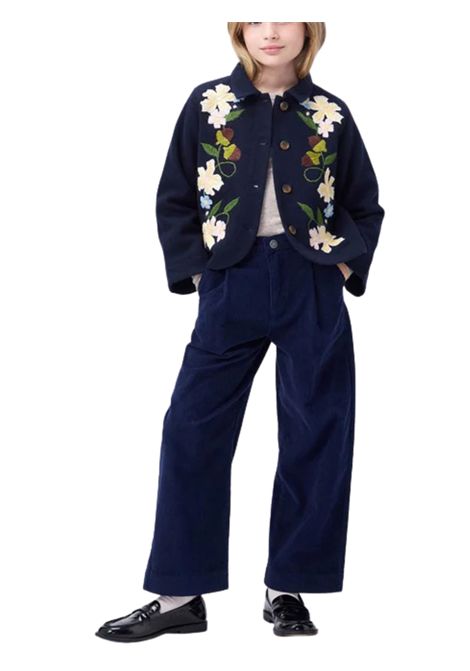 Giubbino bambina blu in lana MOLO | HARMONEY/DEBBLU