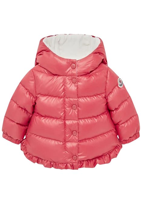 Pink padded baby jacket Moncler | 1A00036/MAROSA