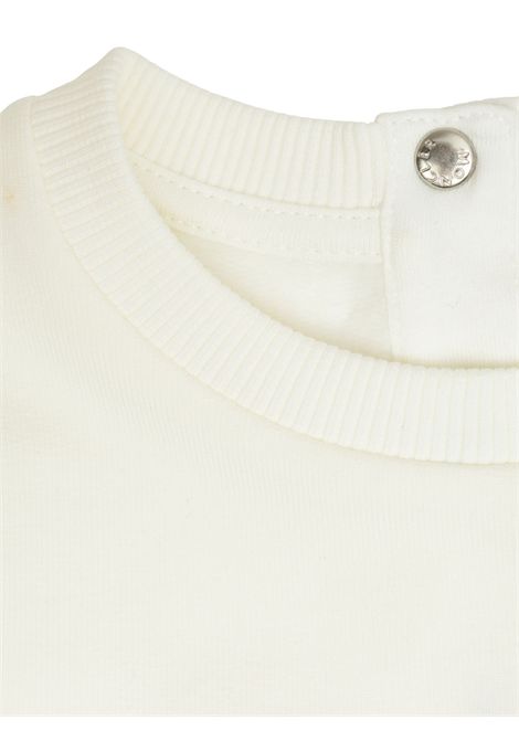 Abito neonata panna in cotone Moncler | 8I00004/MAPANNA