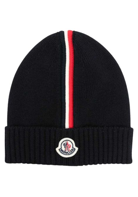 Blue wool children's hat Moncler | J29513/MABLU