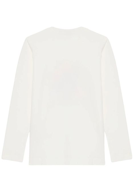 T-shirt bambina panna in cotone Monnalisa | 11F627/ANPANNA