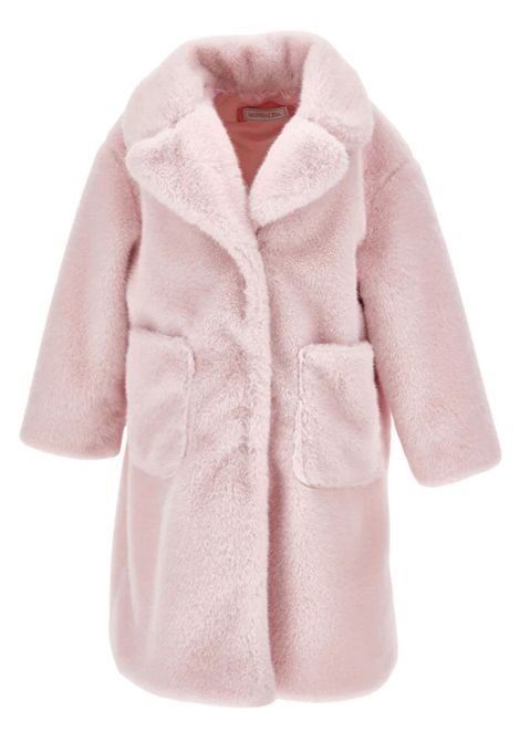 Cappotto pelliccia bambina rosa Monnalisa | 17F104/ANROSA