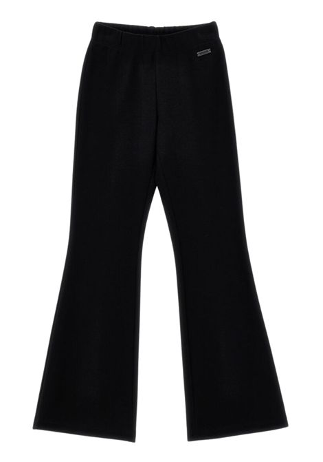 Pantalone bambina nero in viscosa Monnalisa | 17F4006207/ANNERO