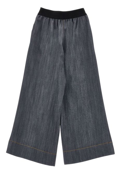Pantalone bambina jeans grigio Monnalisa | 17F4026208/ANGRIGIO