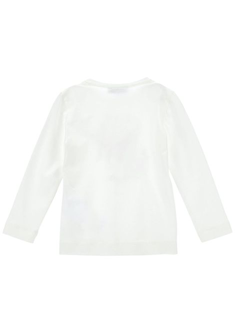 T-shirt bambina panna in cotone Monnalisa | 19F6026003/ANPANNA