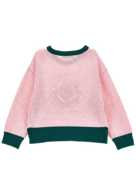 Maglione bambina rosa in lana Monnalisa | 19F6156066/MAROSA
