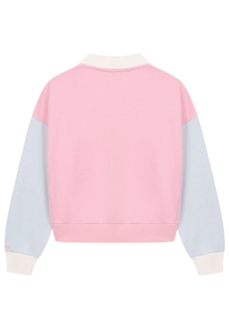Felpa bambina rosa in cotone Monnalisa | 19F8026011/ANROSA