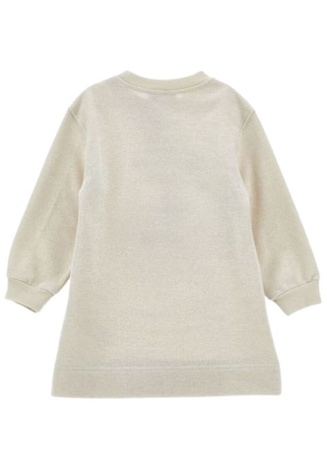 Abito bambina beige in cotone Monnalisa | 19F900/ANBEIGE