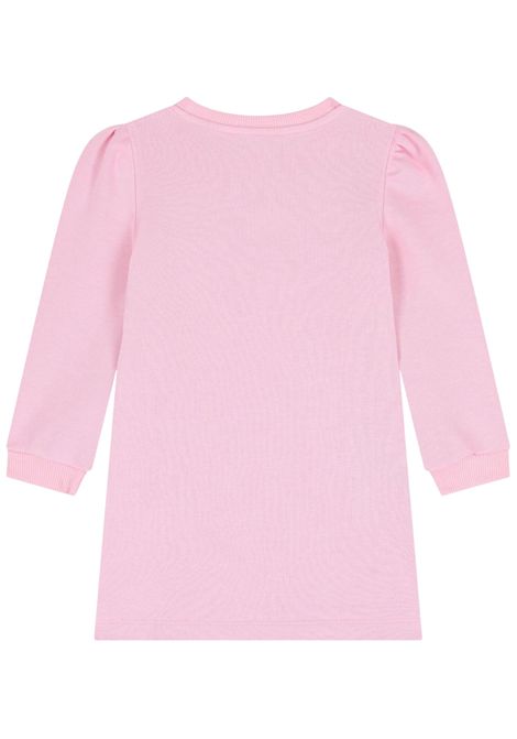 Abito bambina rosa in cotone Monnalisa | 19F9026011/MAROSA