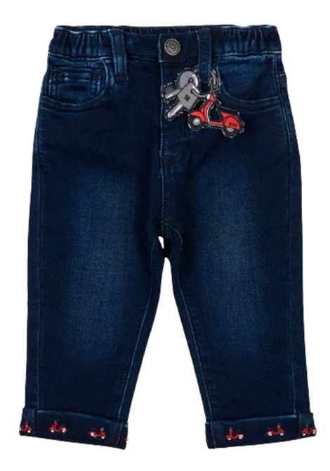 Jeans neonato in cotone Monnalisa | 28F4056042/ANDENIM