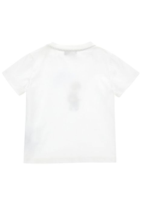 T-shirt neonato panna in cotone Monnalisa | 28F6006203/ANPANNA