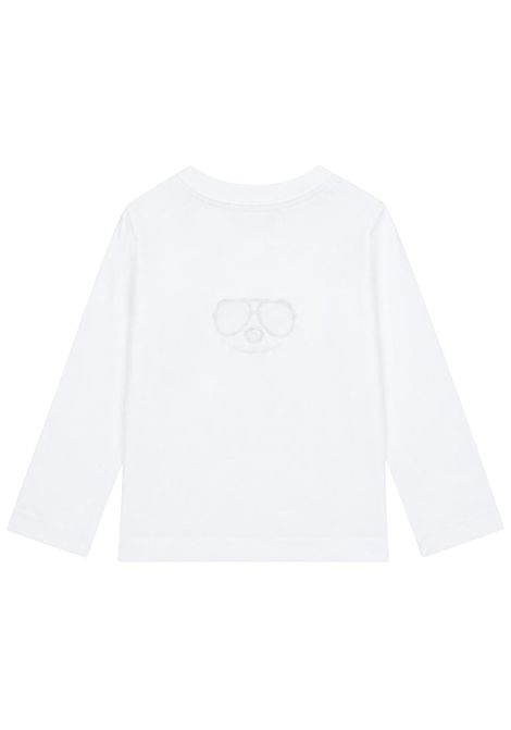 T-shirt neonato panna in cotone Monnalisa | 28F6046005/ANPANNA