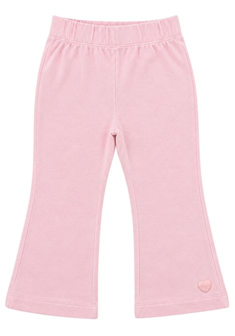 Pantalone neonata rosa in viscosa Monnalisa | 37F4046207/ANROSA