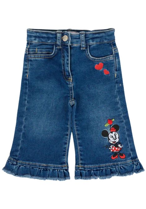 Jeans neonata in cotone Monnalisa | 39F4066043/ANDENIM