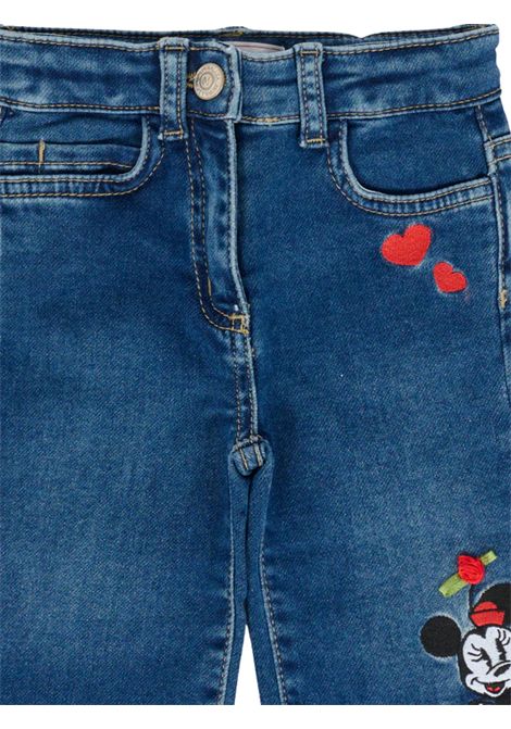 Jeans neonata in cotone Monnalisa | 39F4066043/ANDENIM