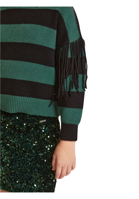 Gonna bambina verde in paillettes Monnalisa | 49F7016049/ANVERDE