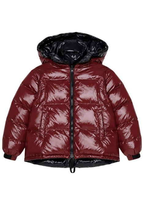 Black reversible jacket for girls MONTEREGGI | FW57707/DEBNERO