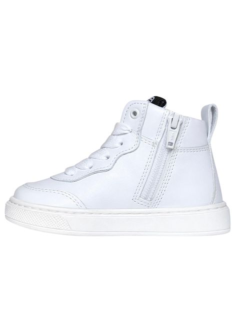Scarpe unisex bianche in pelle Moschino | 81844BIANCO