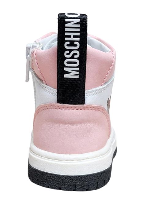 Scarpe bambina rosa in pelle Moschino | 81854ROSA