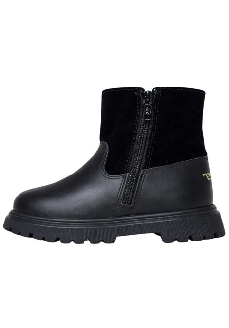 Anfibio bambina nero in pelle Moschino | 81868/PIANERO