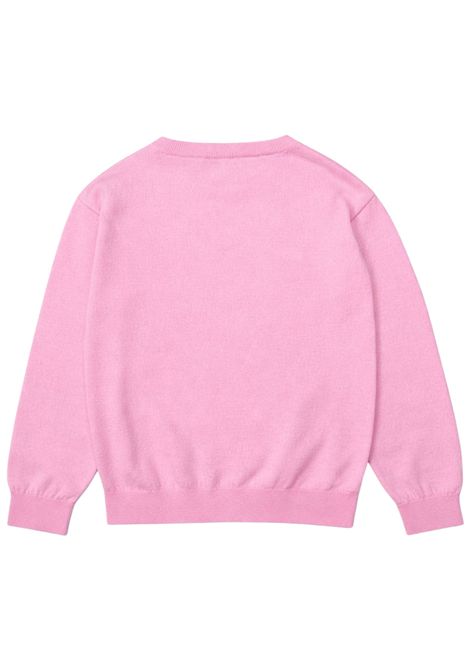 Maglione bambina in lana e cotone Moschino | HUW01A/CEROSA