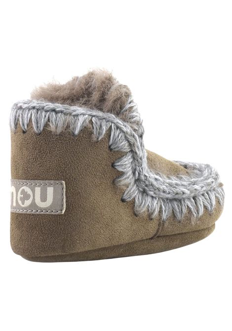 Brown suede Eskimo baby shoes Mou | FI101000A/PIAMARRONE