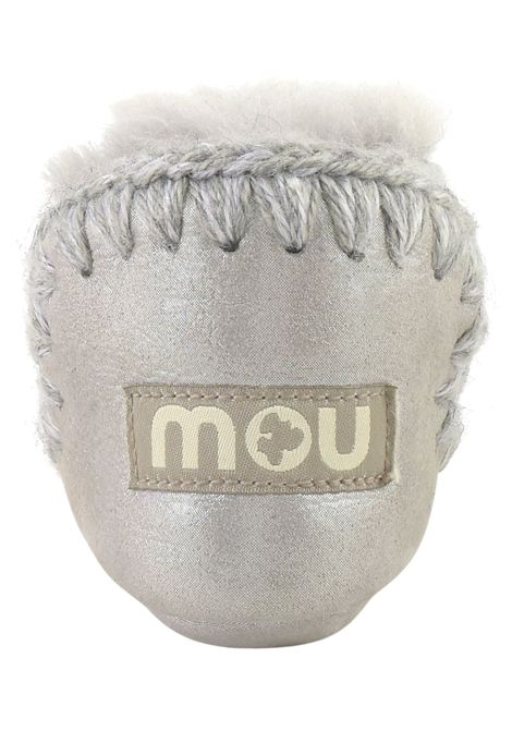 Silver suede baby Eskimo shoes Mou | FI101000C/PIAARGENTO