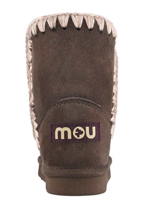 Scarpe Eskimo bambina caffè in camoscio Mou | FK101000A/PIACAFFÈ