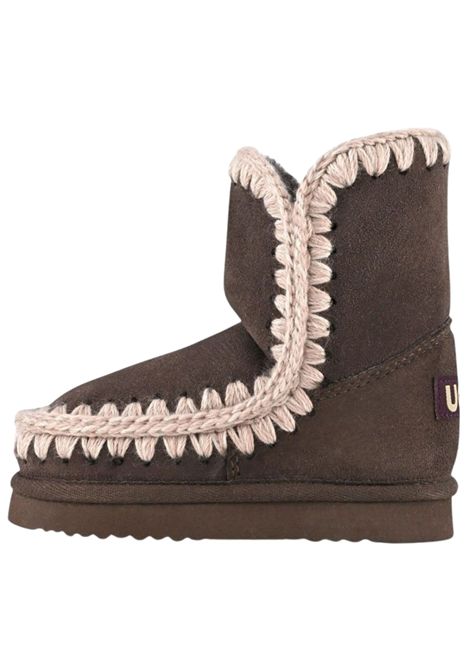 Scarpe Eskimo bambina caffè in camoscio Mou | FK101000A/PIACAFFÈ