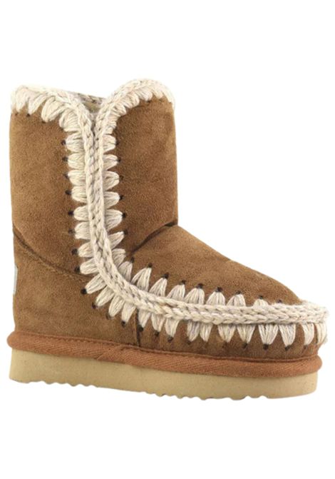 Scarpe Eskimo bambina cammello in camoscio Mou | FK101000A/PIACAMMELLO