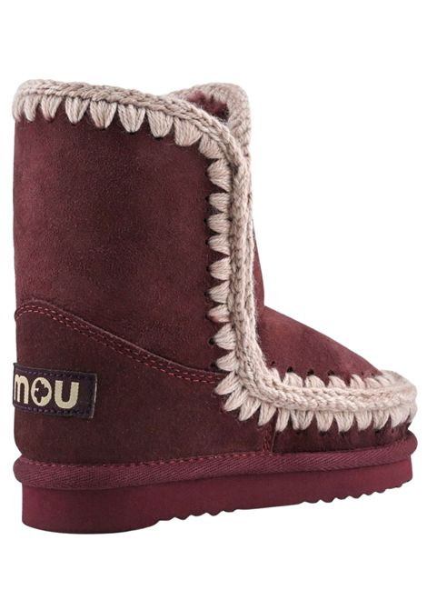 Stivaletto Eskimo vinaccio in camoscio Mou | FK101000A/PIAVINACCIO