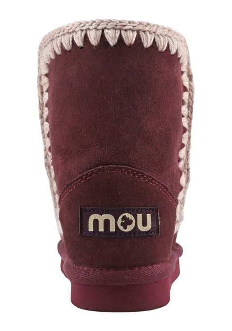 Stivaletto Eskimo vinaccio in camoscio Mou | FK101000A/PIAVINACCIO