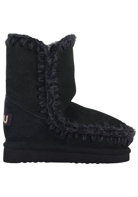 Stivaletto Eskimo nero in camoscio Mou | FK101000B/PIANERO