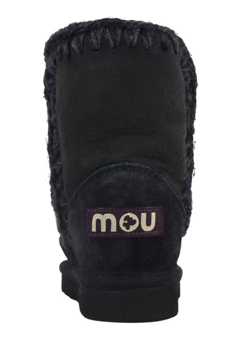 Black suede Eskimo boot Mou | FK101000B/PIANERO
