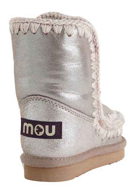 Pink laminated Eskimo boot Mou | FK101000C/PIAMGEGRY