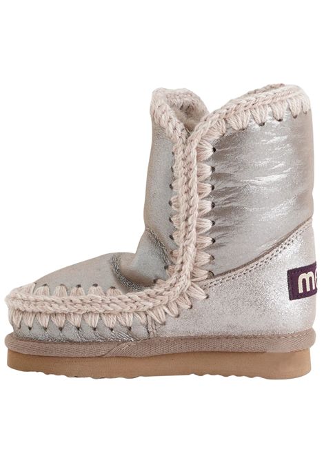 Pink laminated Eskimo boot Mou | FK101000C/PIAMGEGRY