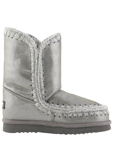 Stivaletto Eskimo argento laminato Mou | FK101000C/PIAMGSIL