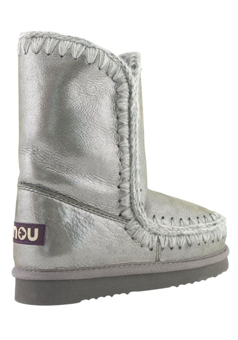 Stivaletto Eskimo argento laminato Mou | FK101000C/PIAMGSIL