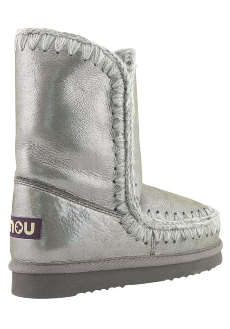 Stivaletto Eskimo argento laminato Mou | FK101000C/PIAMGSIL