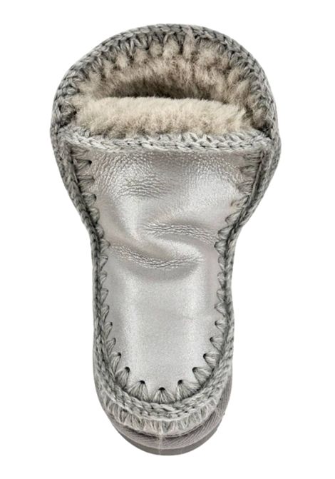 Stivaletto Eskimo argento laminato Mou | FK101000C/PIAMGSIL