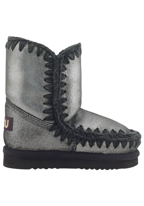 Stivaletto Eskimo nero laminato Mou | FK101000C/PIANERO