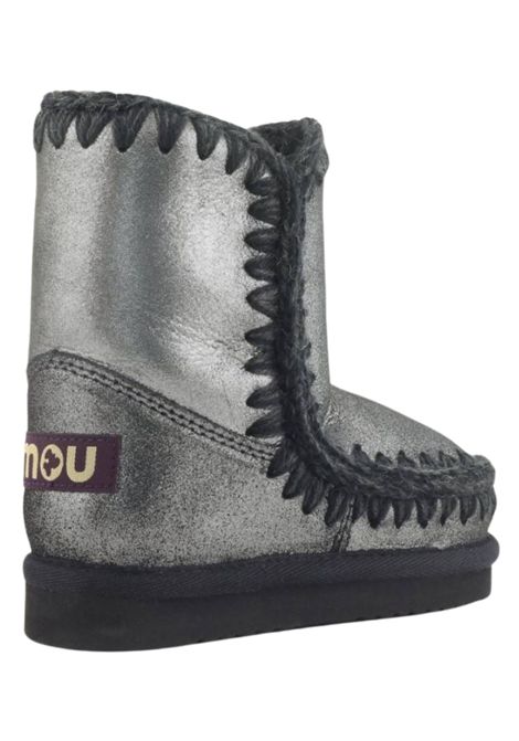 Black laminated Eskimo boot Mou | FK101000C/PIANERO