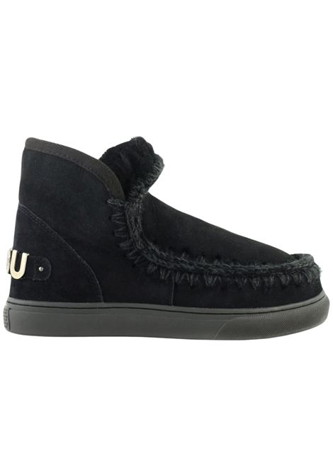 Stivaletto Eskimo nero in camoscio Mou | FK111015A/PIANERO