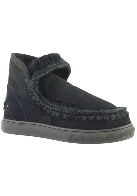 Stivaletto Eskimo nero in camoscio Mou | FK111015A/PIANERO