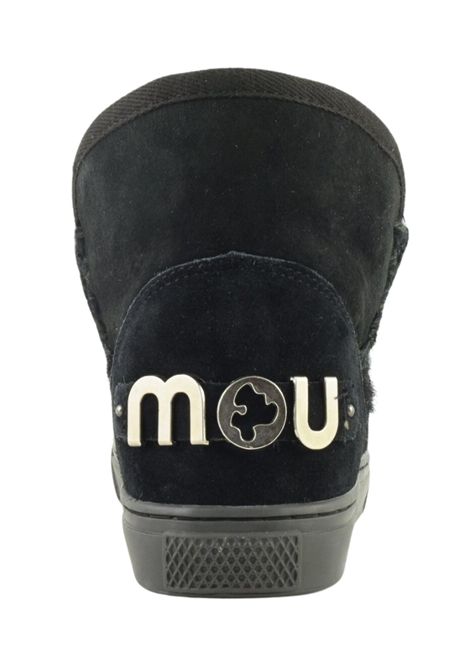 Stivaletto Eskimo nero in camoscio Mou | FK111015A/PIANERO